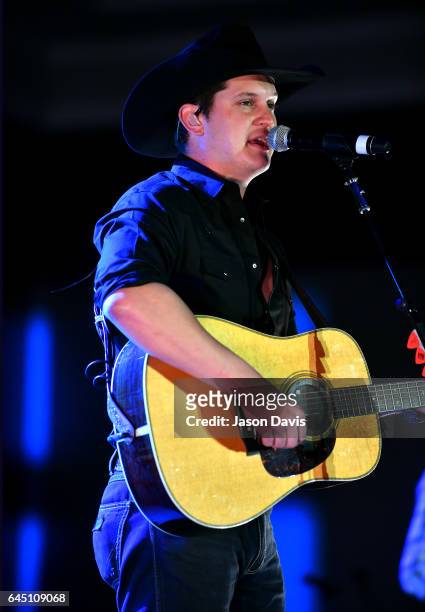Jon Pardi performs onstage at New Faces of Country Music Dinner & Performance - Sponsored by ACM & St. Jude Children's Research Hospital |...