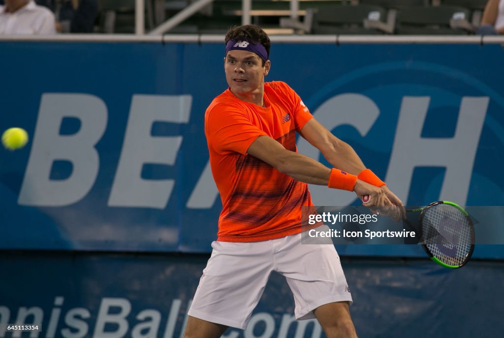 TENNIS: FEB 24 ATP Delray Beach Open