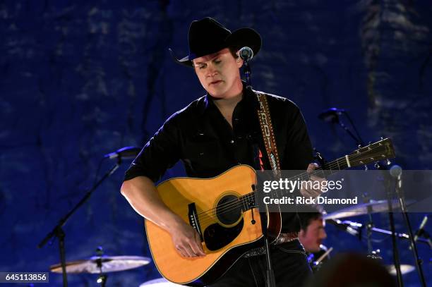 Jon Pardi performs onstage at New Faces of Country Music Dinner & Performance - Sponsored by ACM & St. Jude Children's Research Hospital |...