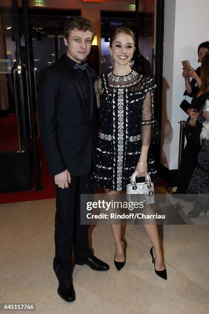 Rod Paradot and Alice Isaaz attends Cesar Film Award 2017 at Salle Pleyel on February 24, 2017 in Paris, France.