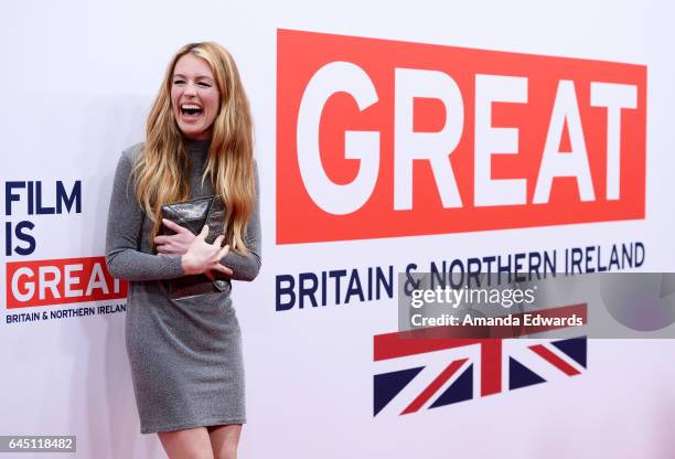 Television personality Cat Deeley arrives at The GREAT Film Reception to honor the British Nominees of The 89th Annual Academy Awards at Fig & Olive...