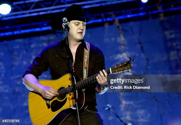 Jon Pardi performs onstage at New Faces of Country Music Dinner & Performance - Sponsored by ACM & St. Jude Children's Research Hospital |...