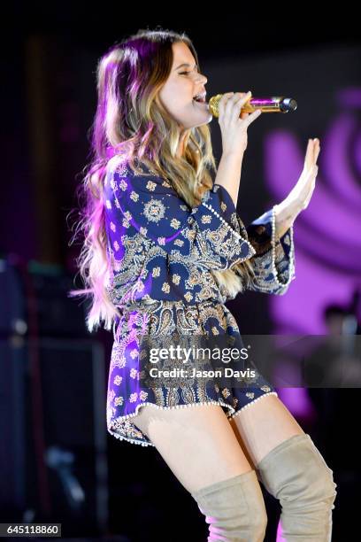 Maren Morris performs onstage at New Faces of Country Music Dinner & Performance - Sponsored by ACM & St. Jude Children's Research Hospital |...