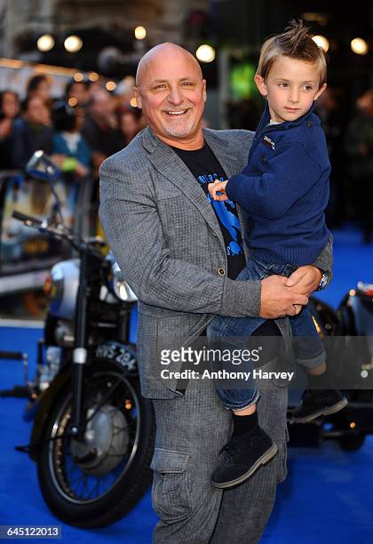 Aldo Zilli attends The Adventures Of Tintin: The Secret Of The Unicorn Premiere at Odeon West End Cinema on October 23, 2011 in Leicester Square,...