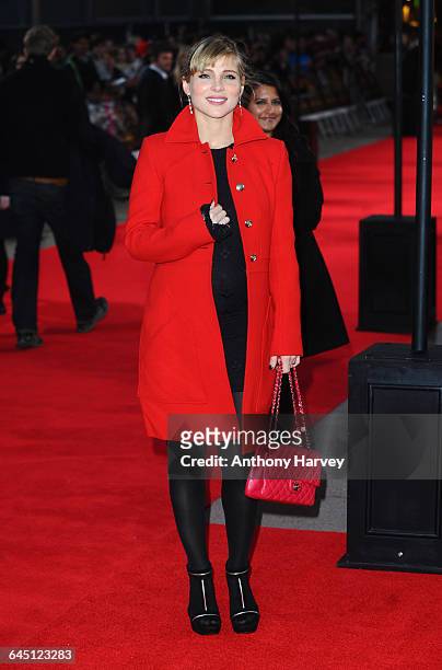 Elsa Pataky attends The Hunger Games Premiere on March 14, 2012 at the O2 Arena in London.