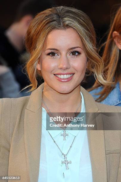 Caggie Dunlop attends the European premiere of The Lucky One on April 23, 2012 at The Bluebird in London