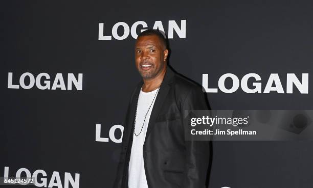 Actor Eriq La Salle attends the "Logan" New York screening at Rose Theater, Jazz at Lincoln Center on February 24, 2017 in New York City.