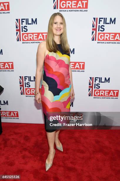 Laurel Bergman attends Film is GREAT Reception honoring the British Nominees of the 89th Annual Academy Awards Sponsored by British Airways at Fig &...