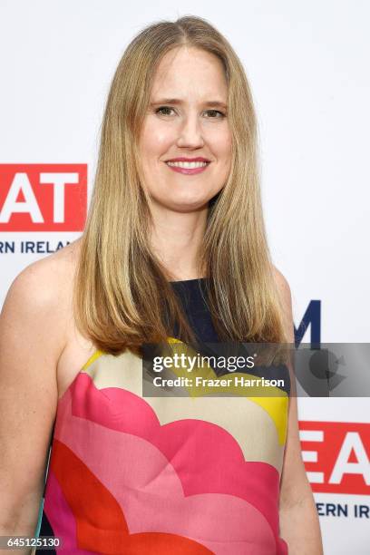 Laurel Bergman attends Film is GREAT Reception honoring the British Nominees of the 89th Annual Academy Awards Sponsored by British Airways at Fig &...