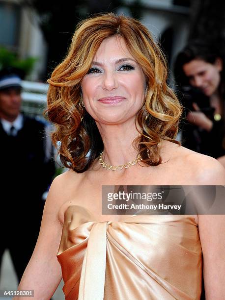 Actress Florence Pernel attends the 'La Conquete' Premiere at the Palais des Festivals during the 64th Cannes Film Festival on May 18, 2011 in...