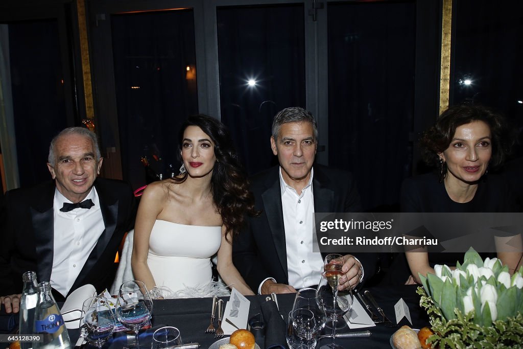 Dinner At Le Fouquet's - Cesar Film Awards 2017 In Paris