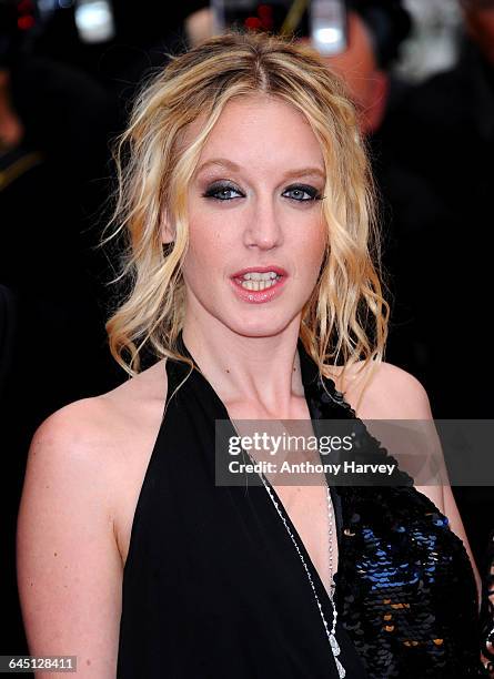 Actress Ludivine Sagnier attends the 'Les Bien-Aimes' Premiere and Closing Ceremony at the Palais des Festivals during the 64th Cannes Film Festival...