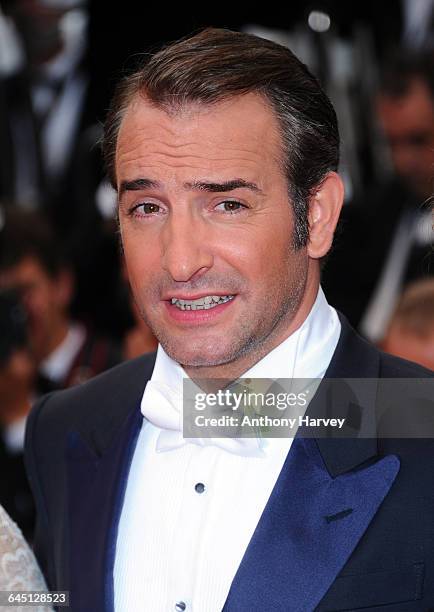 Actor Jean Dujardin attends the 'Les Bien-Aimes' Premiere and Closing Ceremony at the Palais des Festivals during the 64th Cannes Film Festival on...