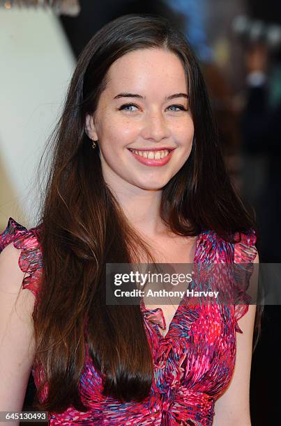 Anna Popplewell attends the World Premiere of Anna Karenina on September 4, 2012 at the Odeon Cinema, Leicester Square in London.