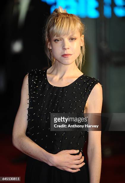 Antonia Campbell-Hughes attends the 360 Premiere during the 55th BFI London Film Festival on October 12, 2011 at the Odeon Cinema, Leicester Square...