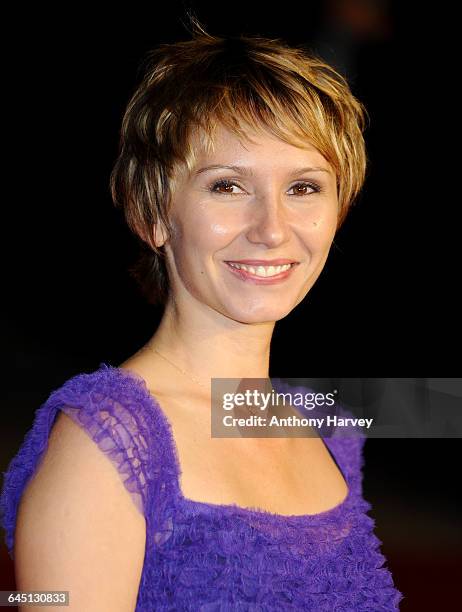 Dinara Drukarova attends the 360 Premiere during the 55th BFI London Film Festival on October 12, 2011 at the Odeon Cinema, Leicester Square in...