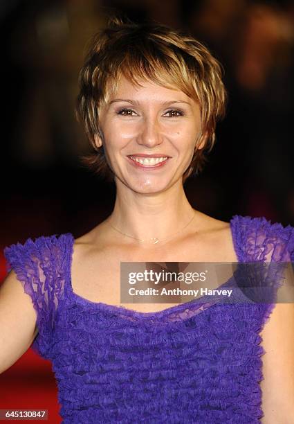 Dinara Drukarova attends the 360 Premiere during the 55th BFI London Film Festival on October 12, 2011 at the Odeon Cinema, Leicester Square in...