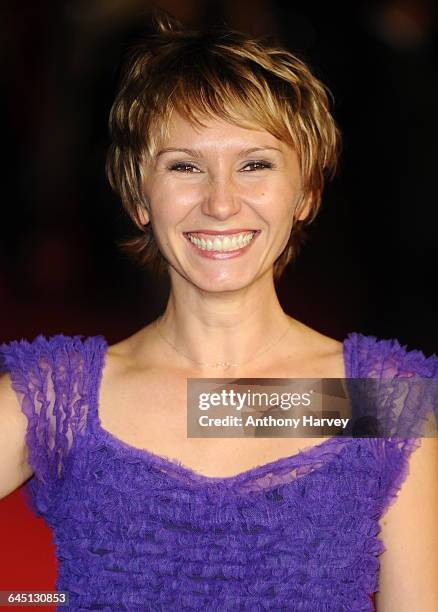 Dinara Drukarova attends the 360 Premiere during the 55th BFI London Film Festival on October 12, 2011 at the Odeon Cinema, Leicester Square in...