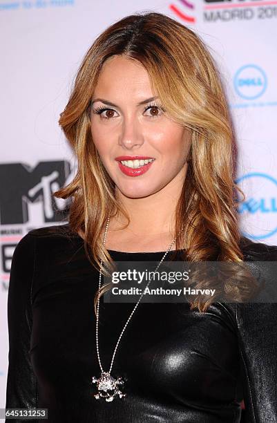 Priscila de Gustin attends the MTV EMA Awards at the Caja Magica in Madrid on November 7, 2010.