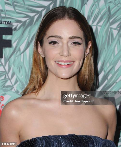 Actress Janet Montgomery arrives at the 10th Annual Women In Film Pre-Oscar Cocktail Party at Nightingale Plaza on February 24, 2017 in Los Angeles,...