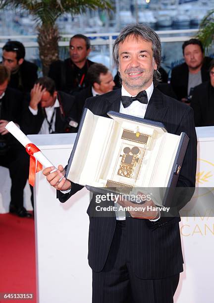 Pablo Giorgelli poses at the Palme d'Or Winners Photocall at the Palais des Festivals during the 64th Cannes Film Festival on May 20, 2011 in Cannes,...