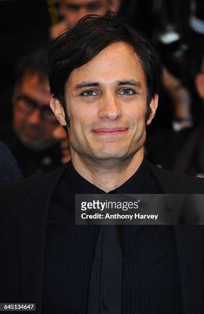 Gael GarcÆa Bernal attends the Amour Premiere during the 65th Annual Cannes Film Festival at Palais des Festivals on May 20, 2012 in Cannes, France.