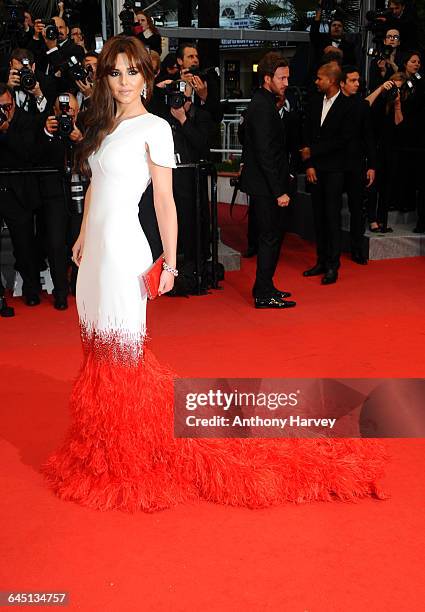 Cheryl Cole attends the Amour Premiere during the 65th Annual Cannes Film Festival at Palais des Festivals on May 20, 2012 in Cannes, France.