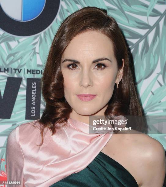 Actress Michelle Dockery arrives at the 10th Annual Women In Film Pre-Oscar Cocktail Party at Nightingale Plaza on February 24, 2017 in Los Angeles,...