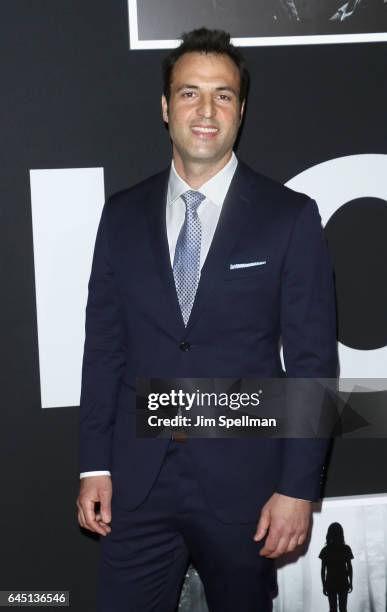 Actor Kresh Novakovic attends the "Logan" New York screening at Rose Theater, Jazz at Lincoln Center on February 24, 2017 in New York City.