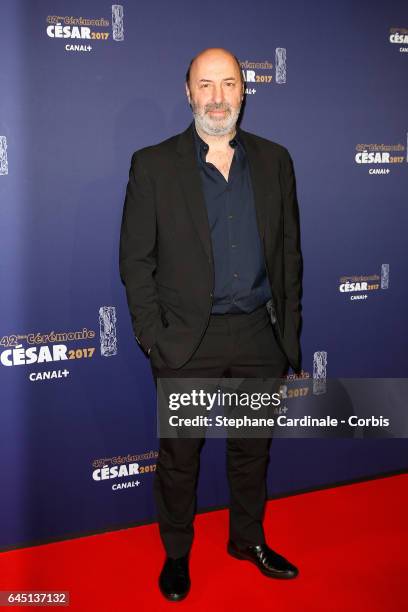 Cedric Klapisch arrives at the Cesar Film Awards 2017 ceremony at Salle Pleyel on February 24, 2017 in Paris, France.