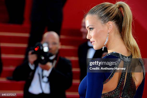 Model Bar Refaeli attends 'The Beaver' Premiere at the Palais des Festivals during the 64th Cannes Film Festival on May 17, 2011 in Cannes, France.