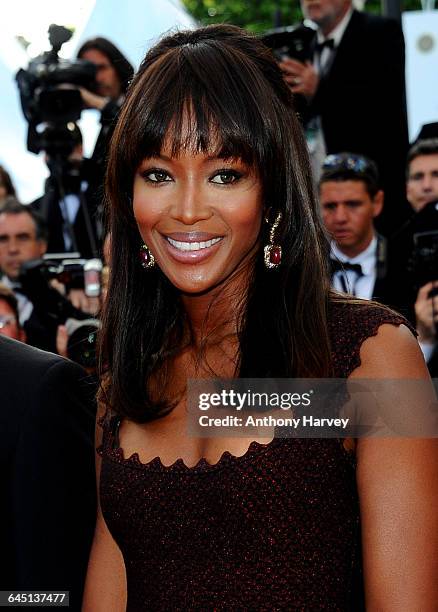 Model Naomi Campbell attends 'The Beaver' Premiere at the Palais des Festivals during the 64th Cannes Film Festival on May 17, 2011 in Cannes, France.