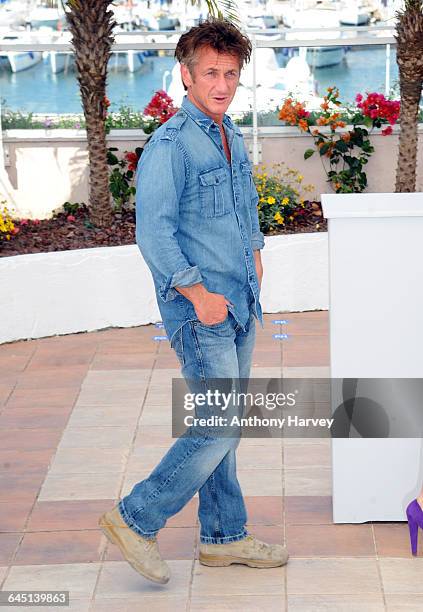 Actor Sean Penn attends the 'This Must Be The Place' Photocall at the Palais des Festivals during the 64th Cannes Film Festival on May 20, 2011 in...