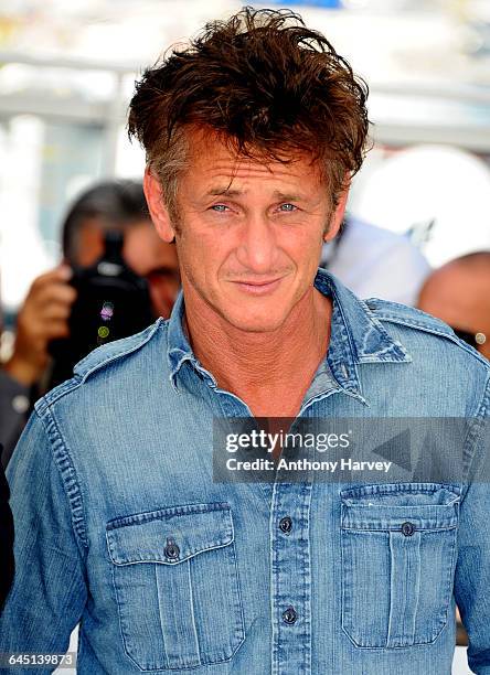 Actor Sean Penn attends the 'This Must Be The Place' Photocall at the Palais des Festivals during the 64th Cannes Film Festival on May 20, 2011 in...