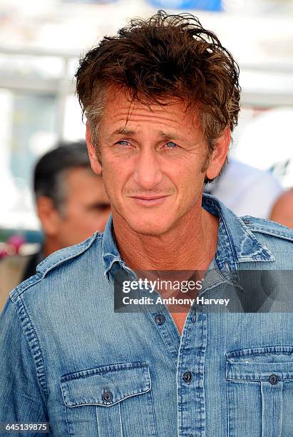 Actor Sean Penn attends the 'This Must Be The Place' Photocall at the Palais des Festivals during the 64th Cannes Film Festival on May 20, 2011 in...