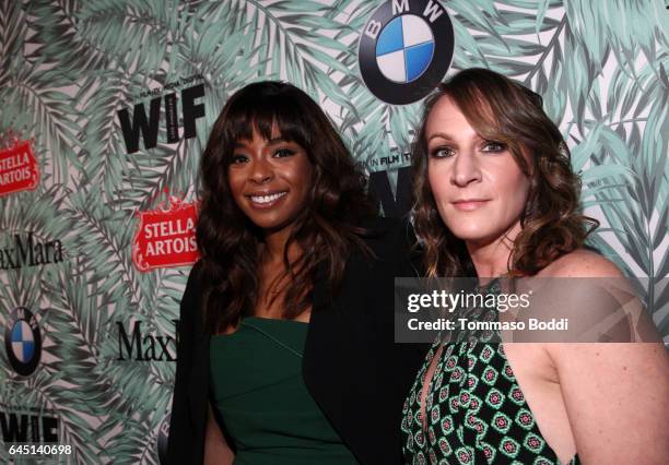 Producers Kimberly Steward and Lauren Beck attend the tenth annual Women in Film Pre-Oscar Cocktail Party presented by Max Mara and BMW at...