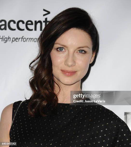 Actress Caitriona Balfe attends the 12th annual Oscar Wilde Awards at Bad Robot on February 23, 2017 in Santa Monica, California.