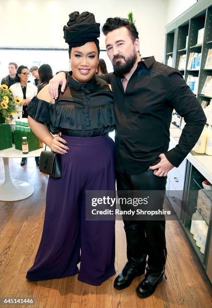 Patrick Starrr and President of Kiehl's USA Chris Salgardo attend Kiehl's LA Influencer event on February 24, 2017 in Los Angeles, California.