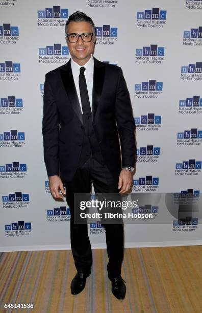 Jaime Camil attends the National Hispanic Media Coalition's 20th Annual Impact Awards Gala at Regent Beverly Wilshire Hotel on February 24, 2017 in...