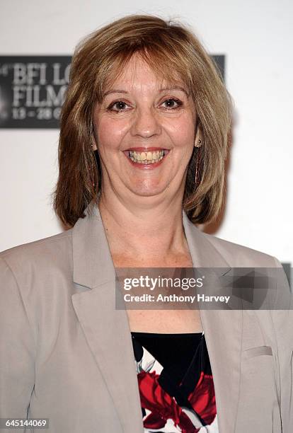 Actress Ruth Sheen attends the 'Another Year' Photocall during the BFI London Film Festival at the Vue Cinema, Leicester Square on October 18, 2010...