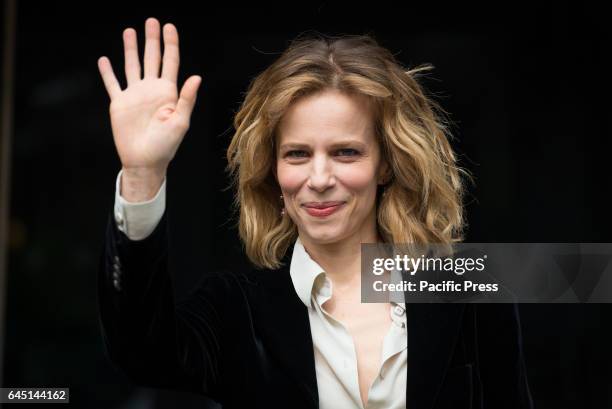 Sonia Bergamasco attends the photocall of the italian fiction "Il commissario Montalbano".