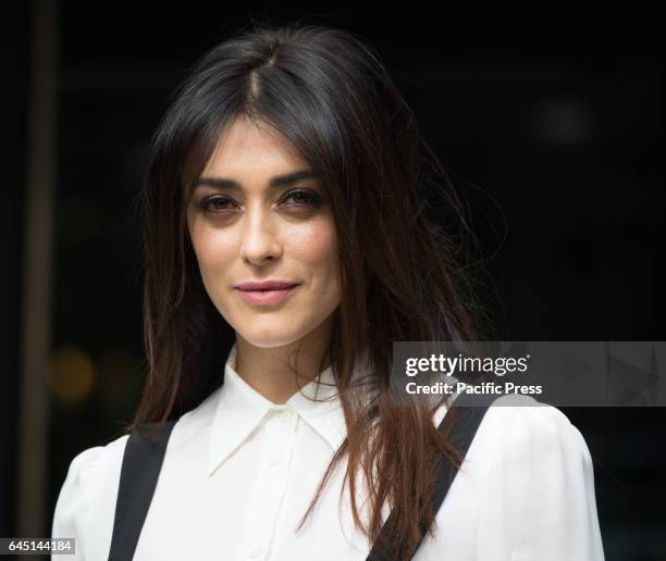 Valentina Lodovini attends the photocall of the italian fiction "Il commissario Montalbano".