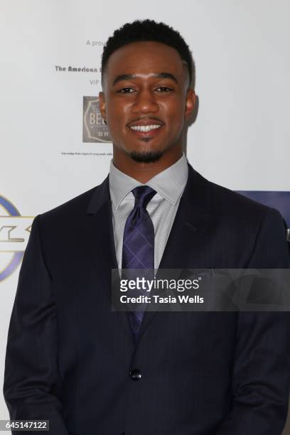 Actor Jessie T. Usher attends the 2017 Pre-Oscar Gala for the American Black Film aInstitute at Preston's on February 24, 2017 in Hollywood,...