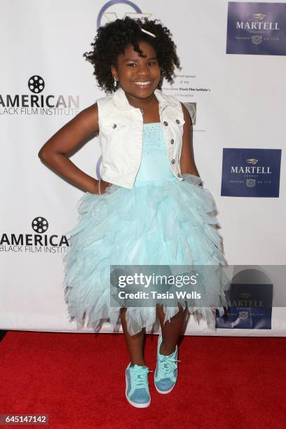 Actress Trinitee Stokes attends the 2017 Pre-Oscar Gala for the American Black Film aInstitute at Preston's on February 24, 2017 in Hollywood,...