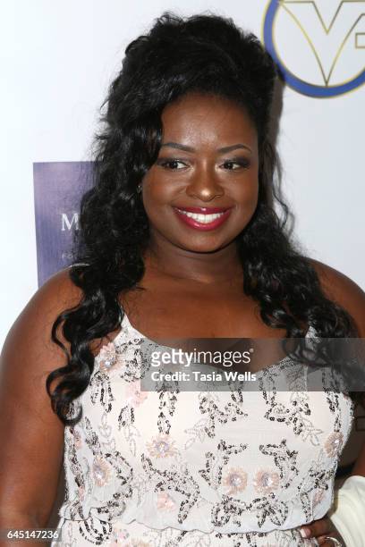 Actress Rae'Ven Larrymore Kelly attends the 2017 Pre-Oscar Gala for the American Black Film aInstitute at Preston's on February 24, 2017 in...