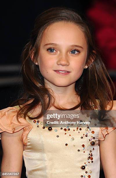 Isabelle Allen attends the World Premiere of Les Miserables on December 05, 2012 at the Odeon, Leicester Square in London.