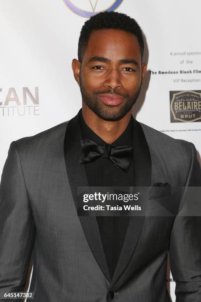 Actor Jay Ellis attends the 2017 Pre-Oscar Gala for the American Black Film aInstitute at Preston's on February 24, 2017 in Hollywood, California.