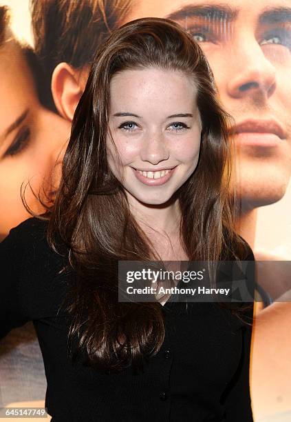 Anna Popplewell attends 'The Death and Life of Charlie St Cloud' Premiere at the Empire Cinema, Leicester Square on September 16, 2010 in London.