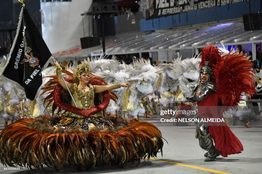 BRAZIL-CARNIVAL-SAO PAULO-GAVIOES DA FIEL