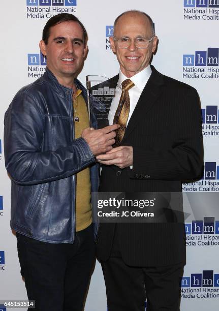 Screenwriter/producer Roberto Orci winner of the 'Visionary Impact Award' and executive producer Roberto Orci Sr. Attend the 20th Annual National...